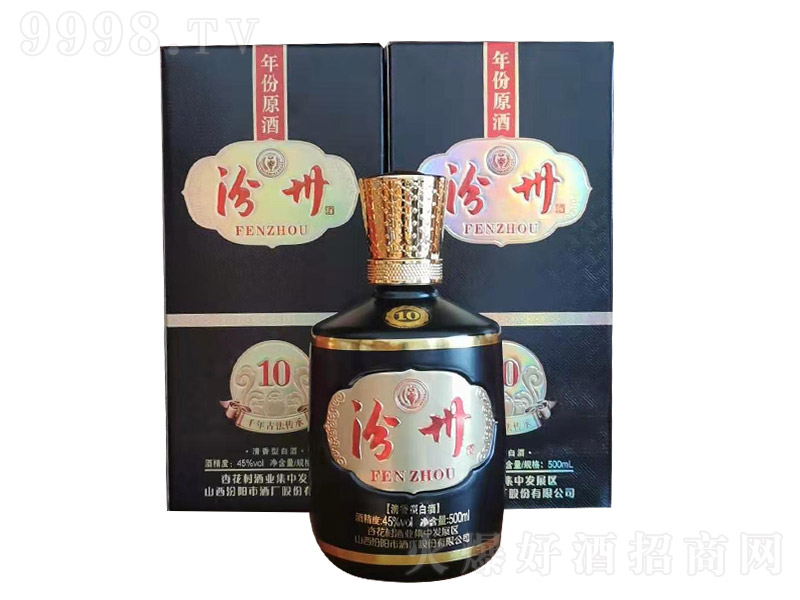 汾州酒10清香型白酒礼盒装【45度500ml】